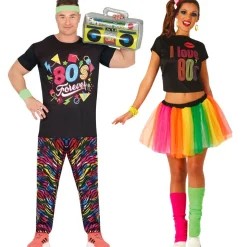 Disfraces en pareja de Años 80
