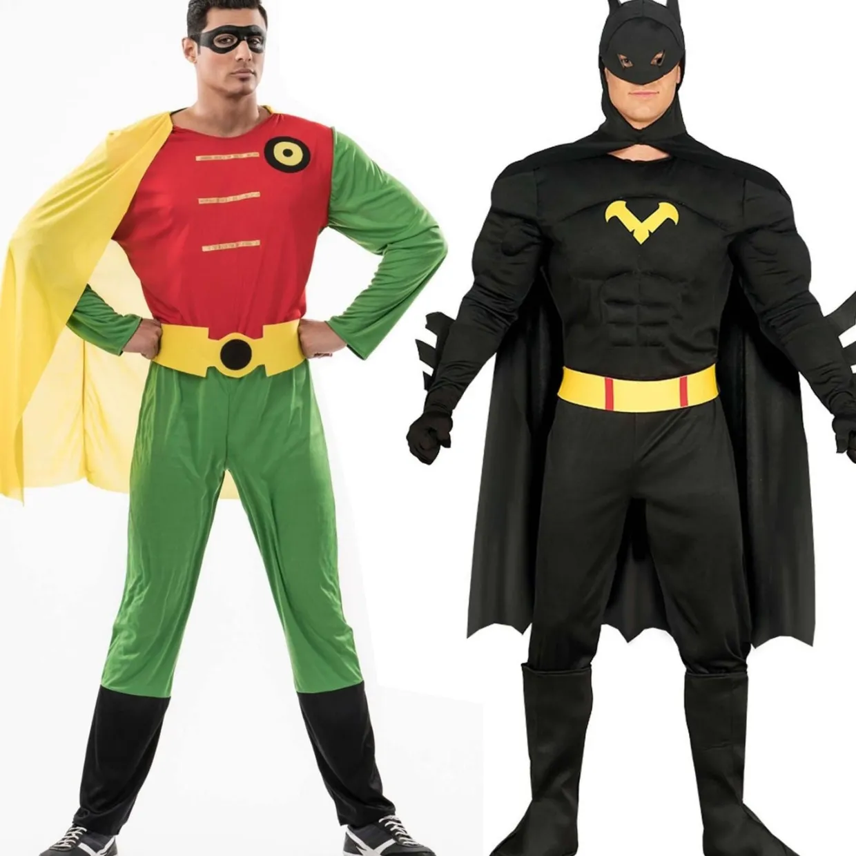 Disfraces en pareja de Batman y Robin