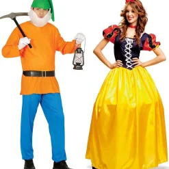 Disfraces en pareja de Blancanieves y Enanito