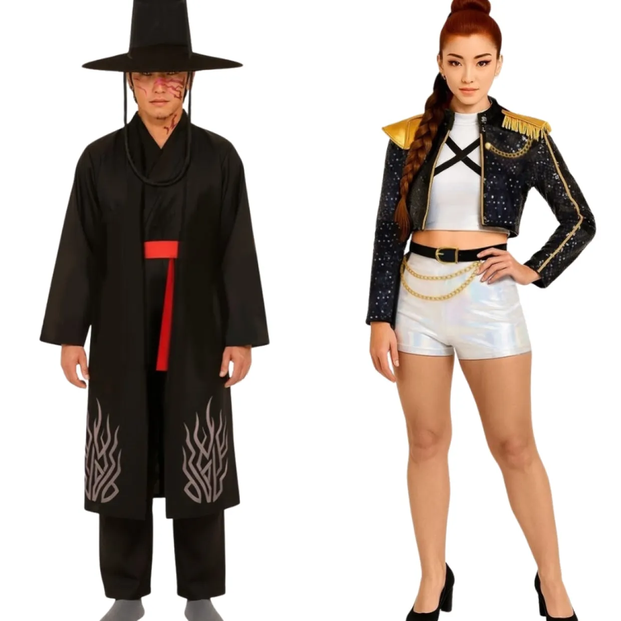 Disfraces en pareja de Cantantes K-Pop Deluxe