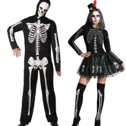 Disfraces en pareja de Esqueletos