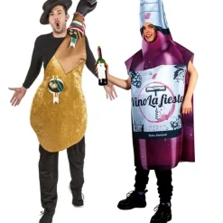 Disfraces en pareja de Jamón y Vino