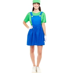 Disfraces en pareja de Luigi y Mario Videojuego