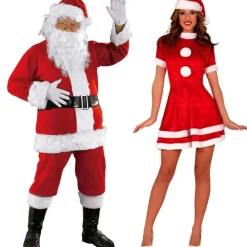 Disfraces en pareja de Papá y Mamá Noel
