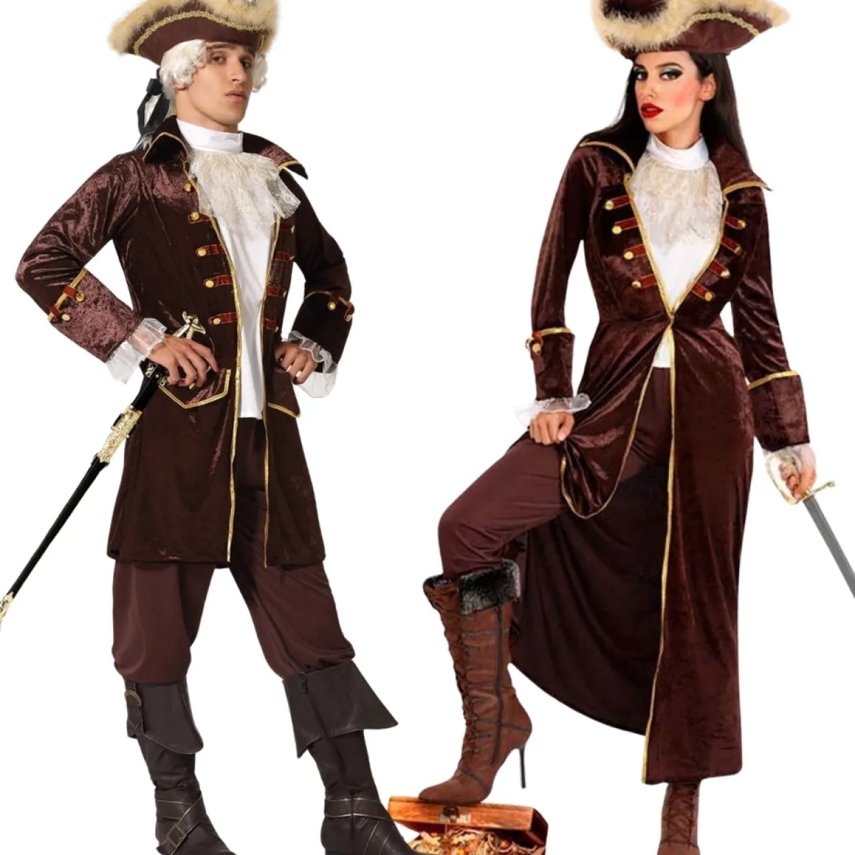 Disfraces en pareja de Piratas