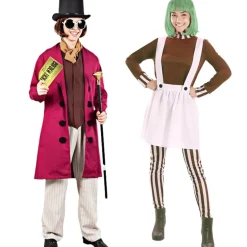 Disfraces en pareja de Willy Wonka