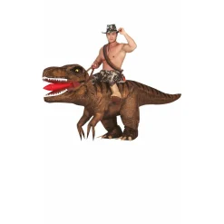 Disfraz a Hombros de Dino Rex Hinchable adulto