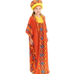 Disfraz de Africana Túnica para niña