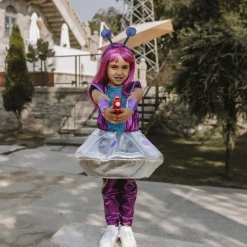 Disfraz de Alien Azul para niña
