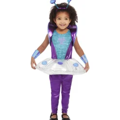 Disfraz de Alien Azul Peque para niña