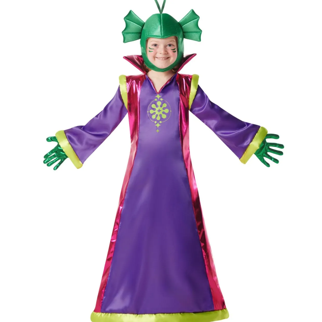 Disfraz de Alien Cosmos Morado infantil