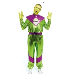 Disfraz de Alien Verde para hombre
