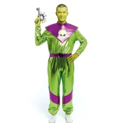 Disfraz de Alien Verde para hombre