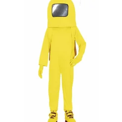 Disfraz de Among Us Amarillo Espacial infantil