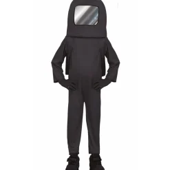 Disfraz de Among Us Negro Espacial infantil