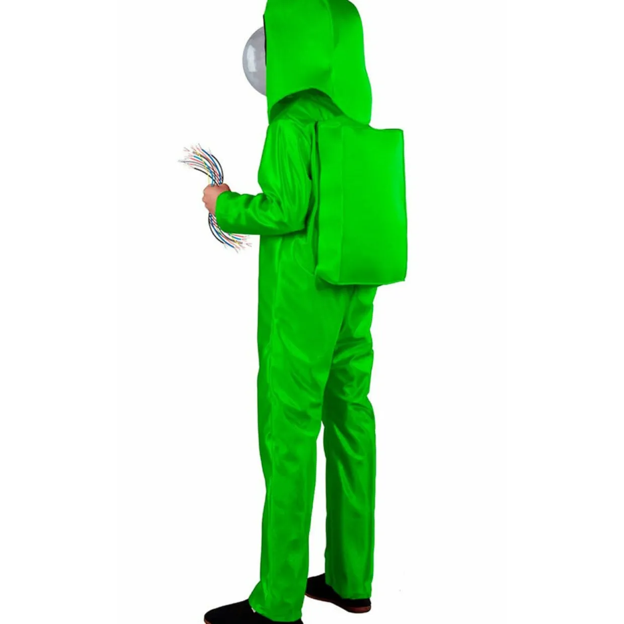Disfraz de Among Us Verde para adulto