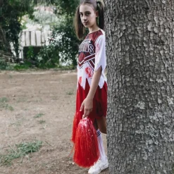 Disfraz de Animadora Capitana Zombie para niña