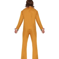 Disfraz de Años 70 Naranja para hombre