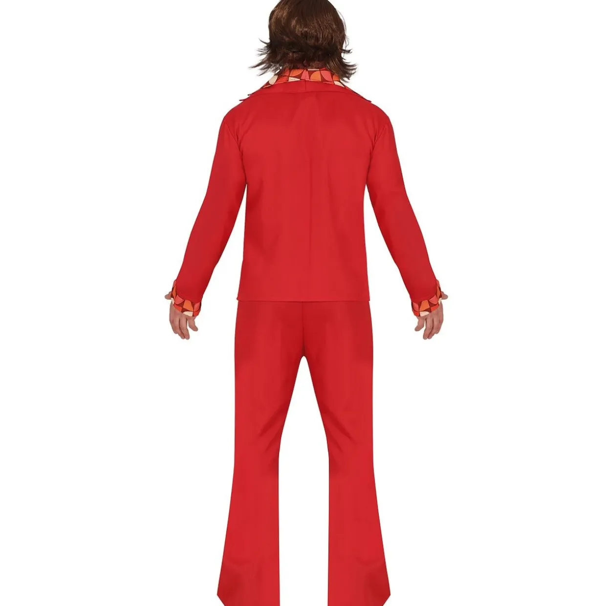 Disfraz de Años 70 Rojo para hombre