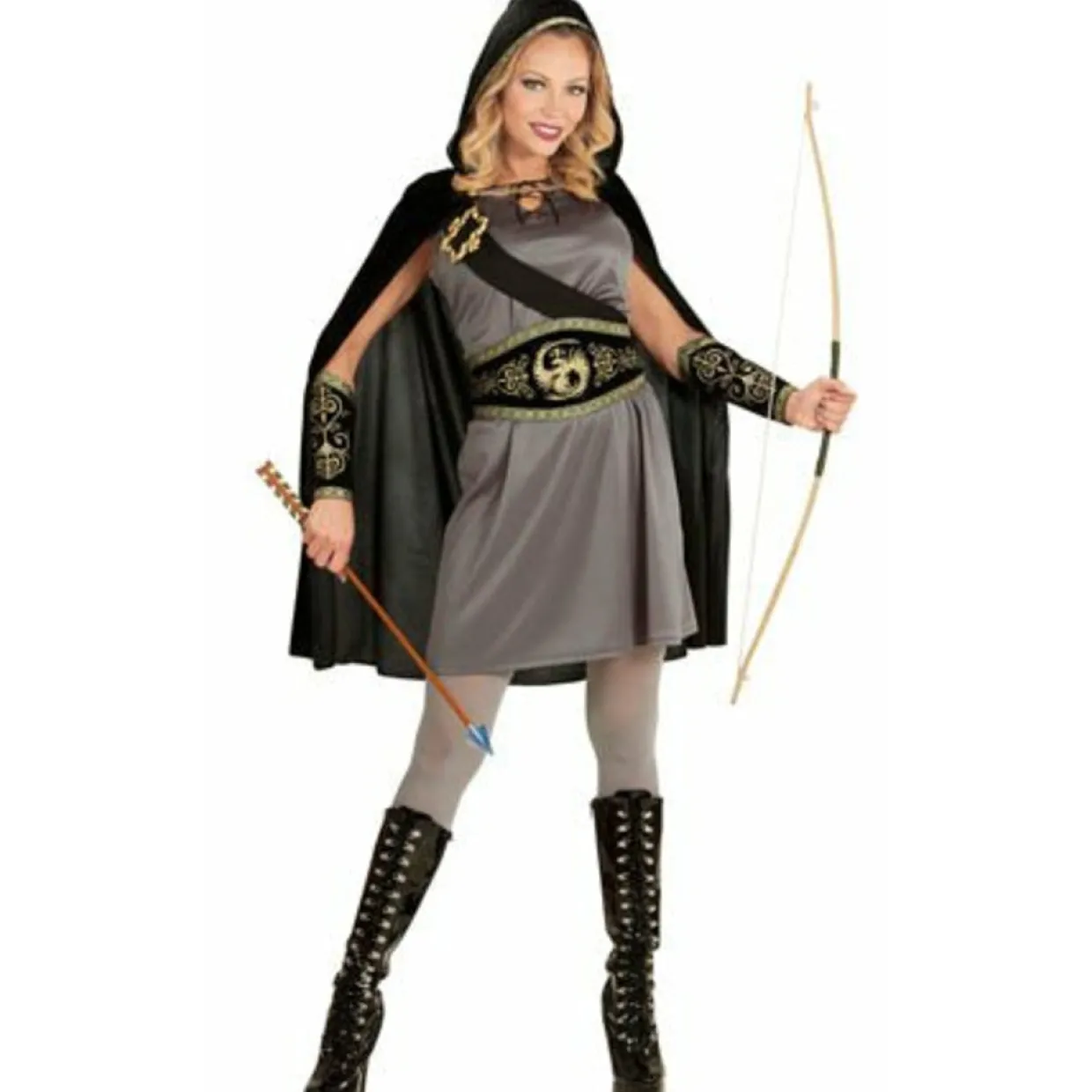 Disfraz de Arquera Medieval para mujer