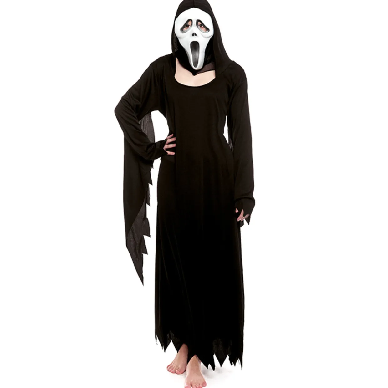 Disfraz de Asesina Scream Negro para mujer