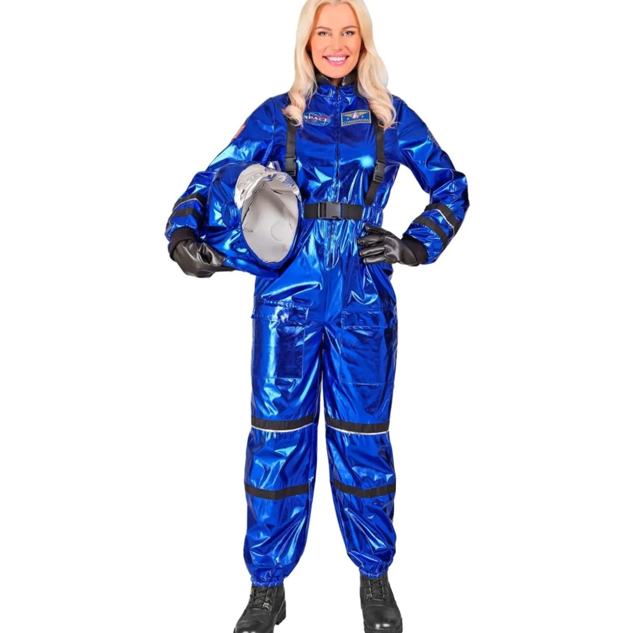 Disfraz de Astronauta Space Azul para mujer