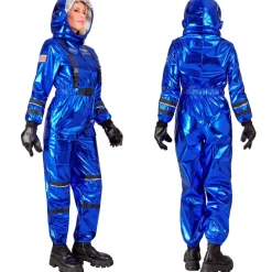 Disfraz de Astronauta Space Azul para mujer