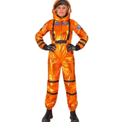 Disfraz de Astronauta Space Naranja para mujer
