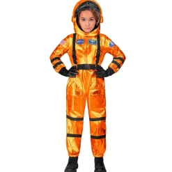 Disfraz de Astronauta Space Naranja infantil