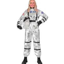Disfraz de Astronauta Space Plata para mujer