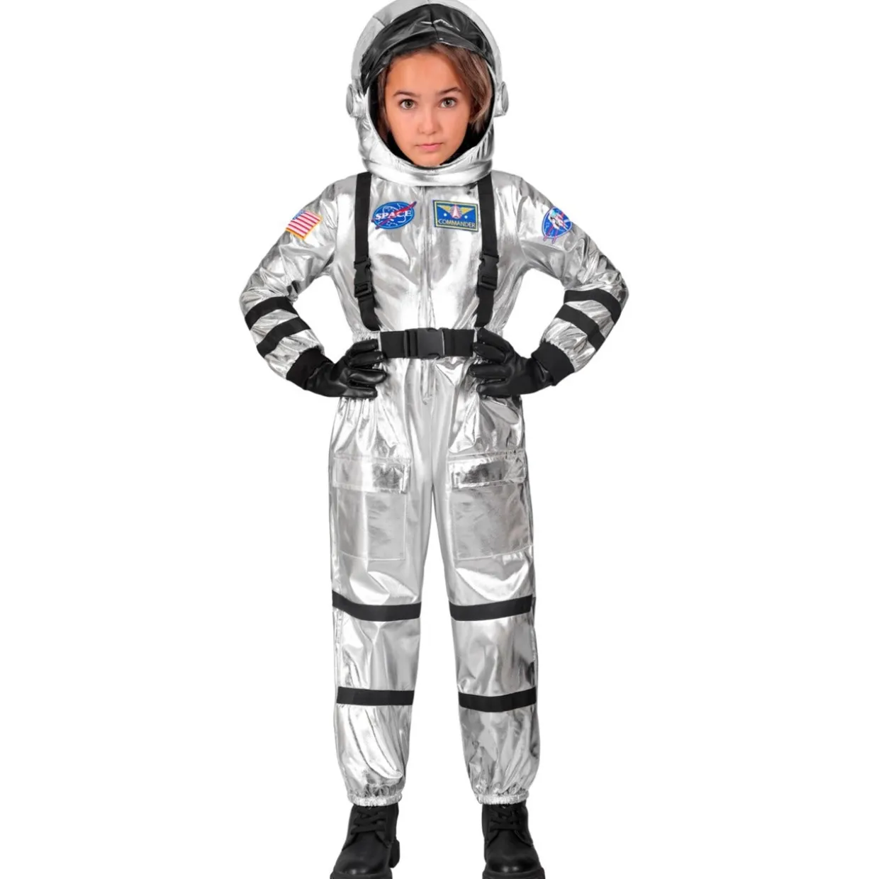 Disfraz de Astronauta Space Plata infantil
