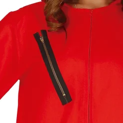 Disfraz de Atracadora Rojo para mujer