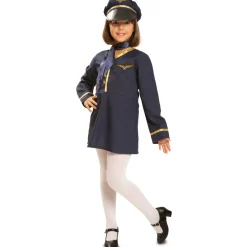 Disfraz de Azafata Oficial para niña