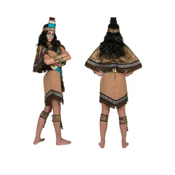 Disfraz de Azteca Flecos para mujer