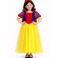 Disfraz de Blancanieves Lujo para niña