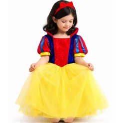 Disfraz de Blancanieves Lujo para niña