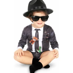 Disfraz de Blues Brothers para bebé