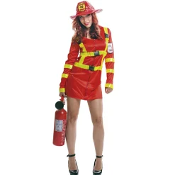 Disfraz de Bombera Voluntaria para mujer
