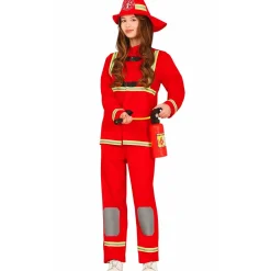 Disfraz de Bombero Rojo para adolescente