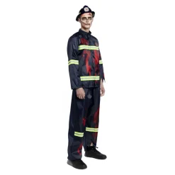 Disfraz de Bombero Zombie para hombre