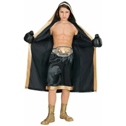 Disfraz de Boxeador Negro infantil