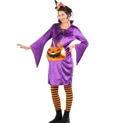 Disfraz de Bruja Calabaza Embarazada para mujer