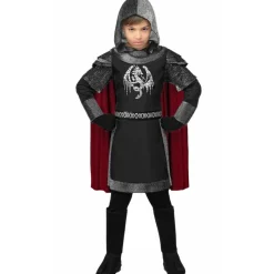 Disfraz de Caballero Medieval Oscuro infantil