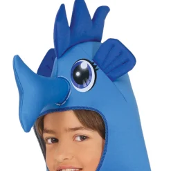 Disfraz de Caballito de Mar Azul infantil para niños