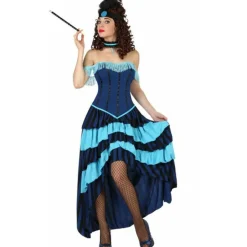 Disfraz de Cabaret Azul para mujer