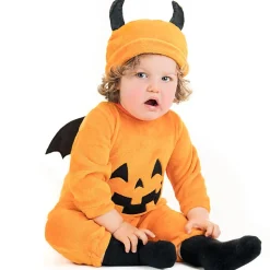 Disfraz de Calabaza Diablo para bebé