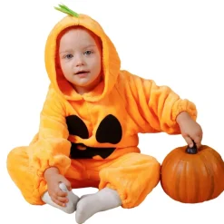 Disfraz de Calabaza Naranja para bebé