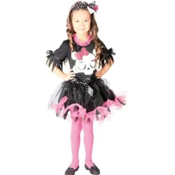 Disfraz de Calavera Lacitos para niña