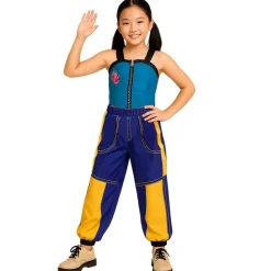 Disfraz de Cantante K-Pop Azul para niña