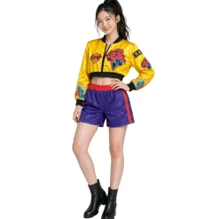 Disfraz de Cantante K-Pop Lila Eco para mujer